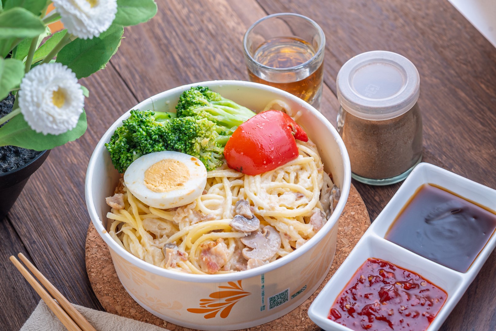 奶油義大利麵