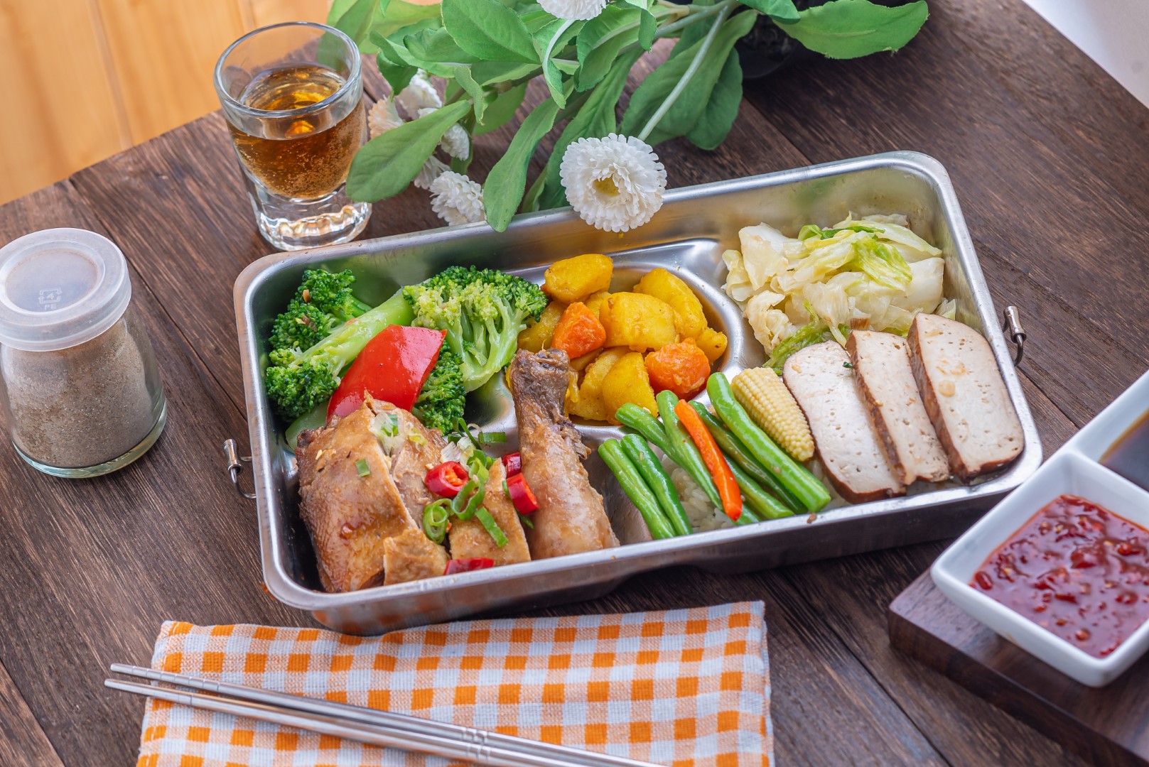 蔥油大雞腿
