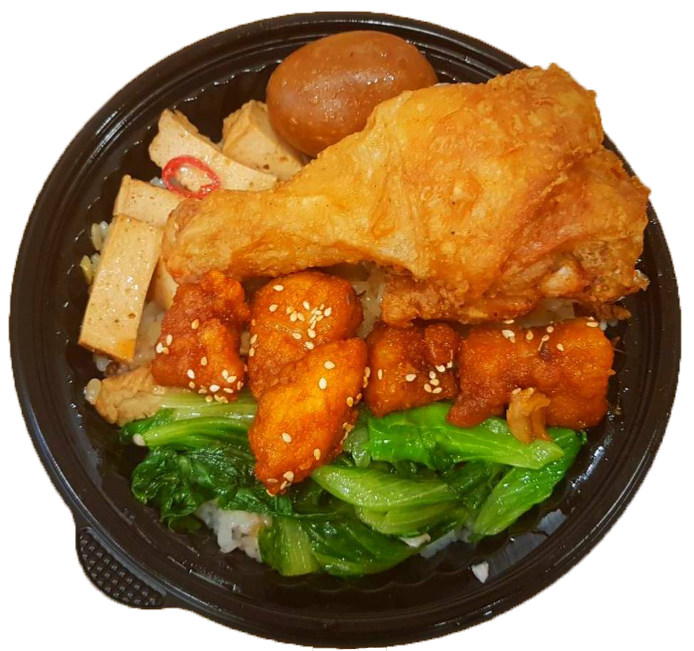 雞腿糖醋肉便當